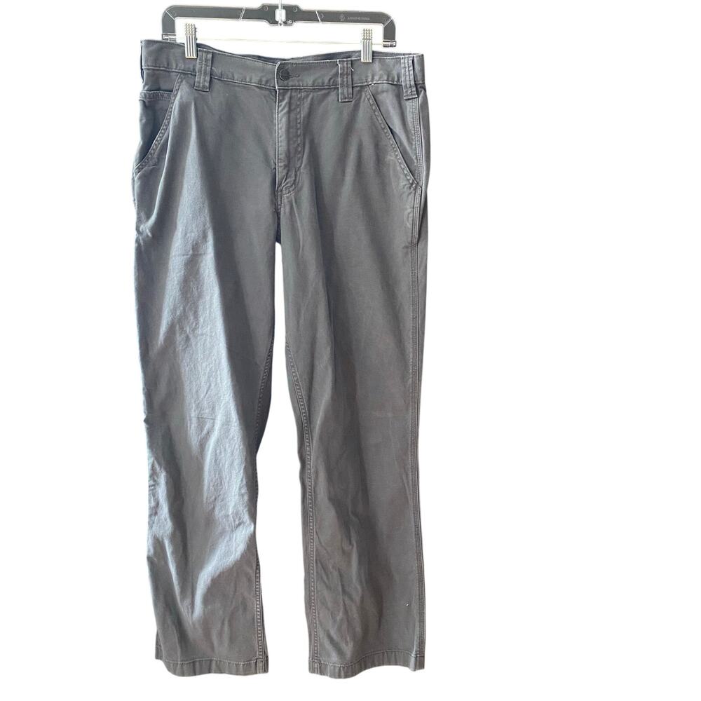 Carhartt Pants Relaxed Fit Workwear Gray Mens Size 34 x 32